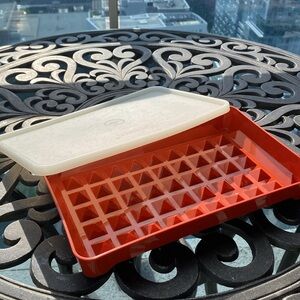 Tupperware - Vintage sausage / Hotdog 🌭 keeper